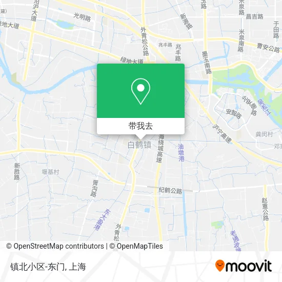 镇北小区-东门地图