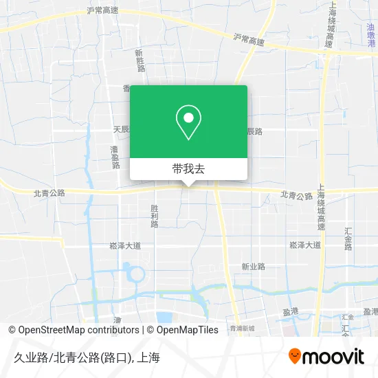 久业路/北青公路(路口)地图