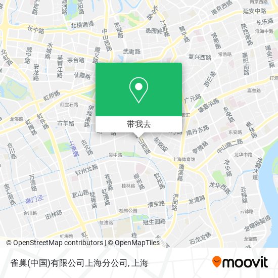 雀巢(中国)有限公司上海分公司地图