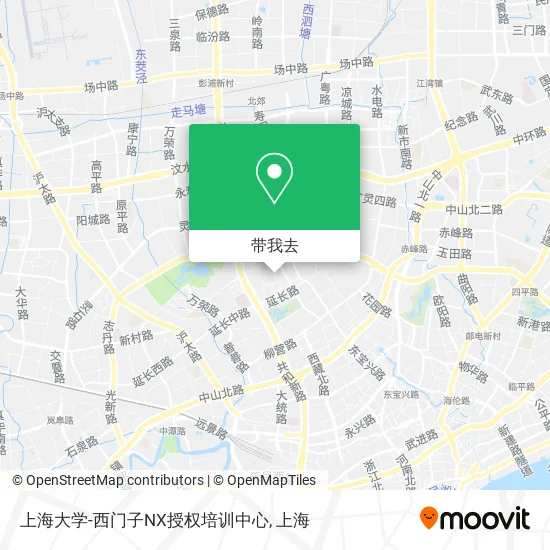 上海大学-西门子NX授权培训中心地图