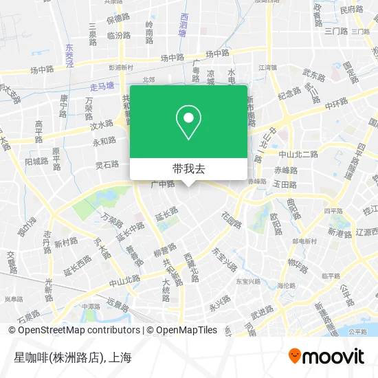 星咖啡(株洲路店)地图