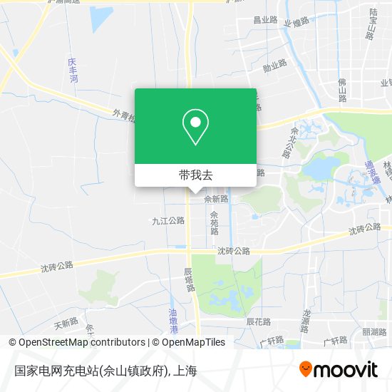 国家电网充电站(佘山镇政府)地图