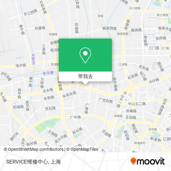 SERVICE维修中心地图