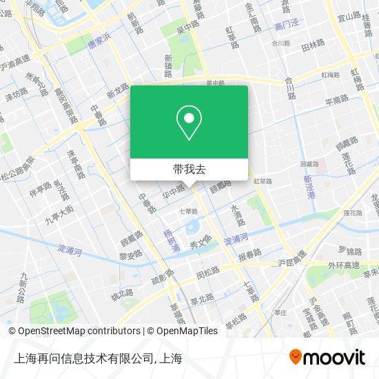 上海再问信息技术有限公司地图