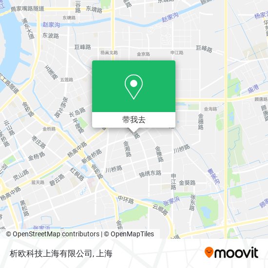 析欧科技上海有限公司地图