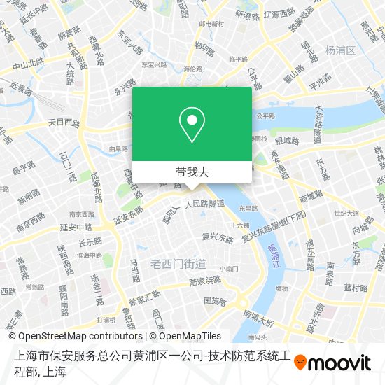 上海市保安服务总公司黄浦区一公司-技术防范系统工程部地图