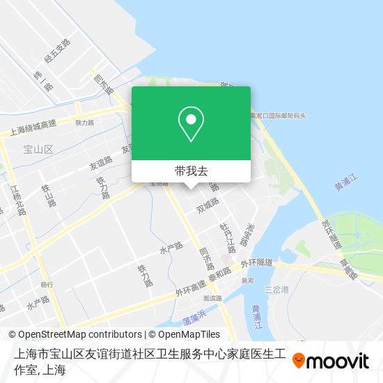 上海市宝山区友谊街道社区卫生服务中心家庭医生工作室地图