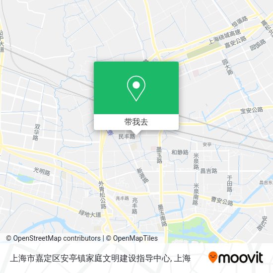 上海市嘉定区安亭镇家庭文明建设指导中心地图