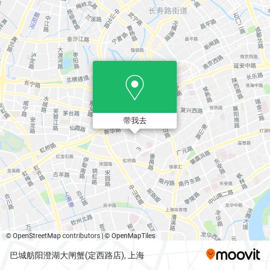 巴城舫阳澄湖大闸蟹(定西路店)地图