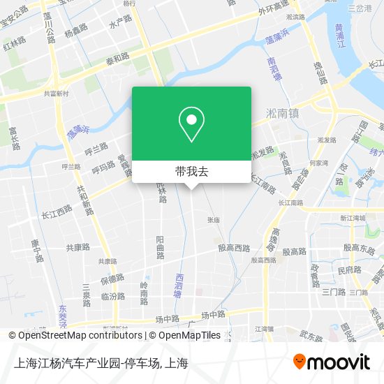 上海江杨汽车产业园-停车场地图