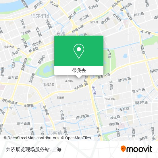 荣济展览现场服务站地图