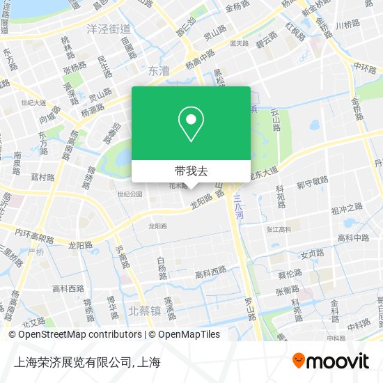 上海荣济展览有限公司地图