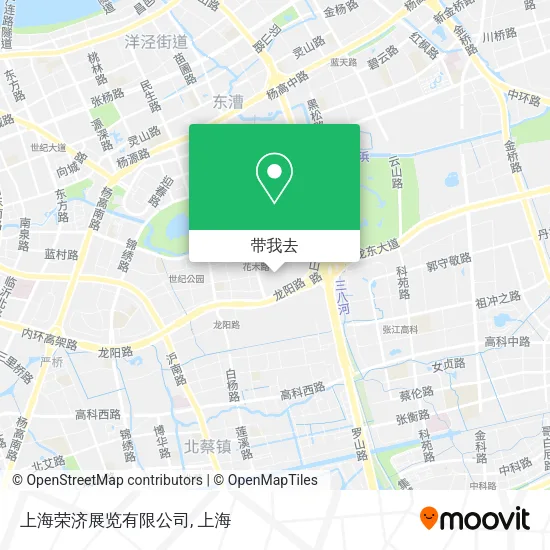 上海荣济展览有限公司地图