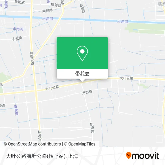 大叶公路航塘公路(招呼站)地图