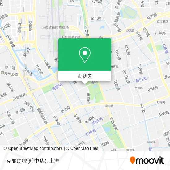 克丽缇娜(航中店)地图