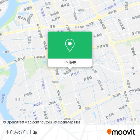 小启东饭店地图
