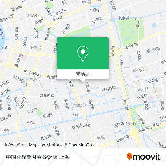 中国化隆馨月春餐饮店地图