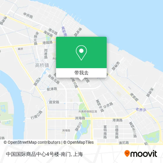 中国国际商品中心4号楼-南门地图