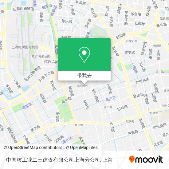 中国核工业二三建设有限公司上海分公司地图