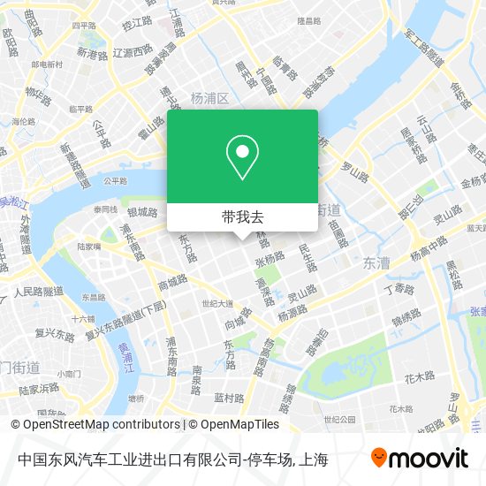 中国东风汽车工业进出口有限公司-停车场地图
