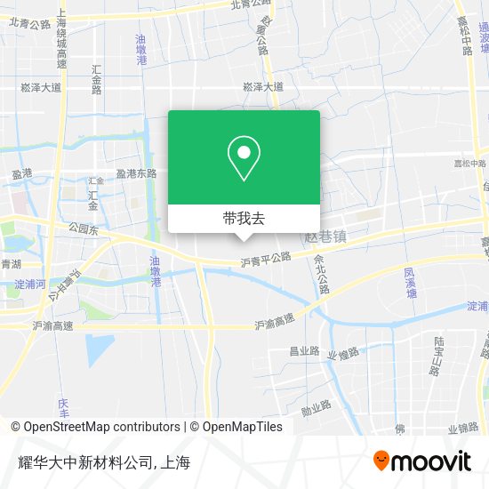 耀华大中新材料公司地图