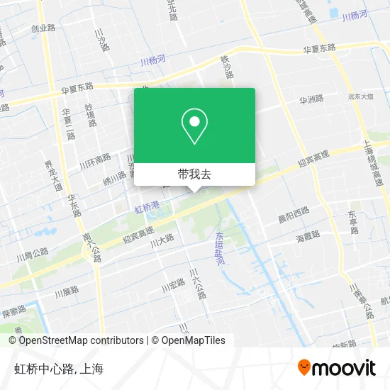 虹桥中心路地图