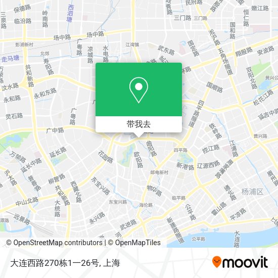 大连西路270栋1一26号地图