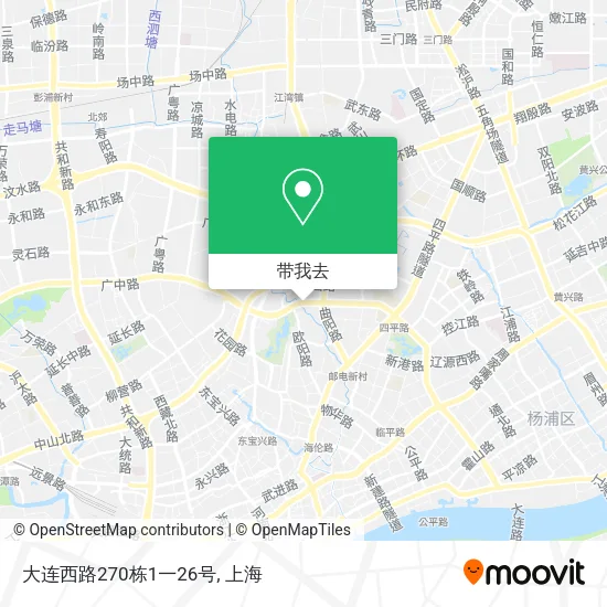 大连西路270栋1一26号地图