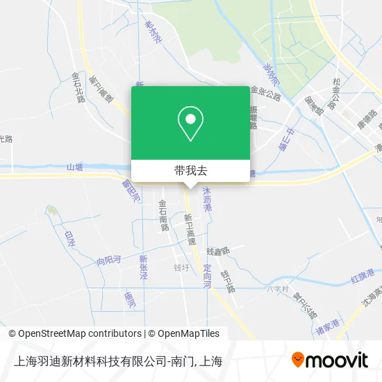 上海羽迪新材料科技有限公司-南门地图
