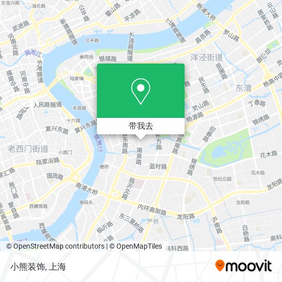 小熊装饰地图