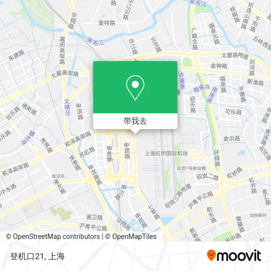 登机口21地图