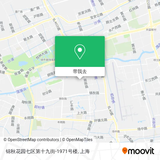 锦秋花园七区第十九街-1971号楼地图