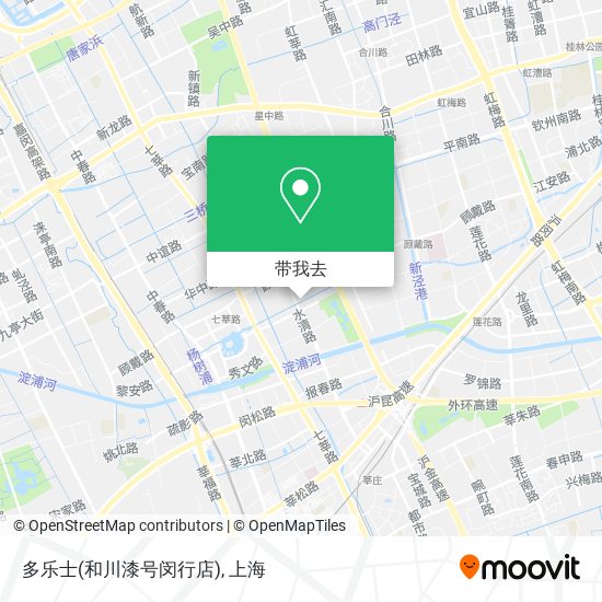 多乐士(和川漆号闵行店)地图