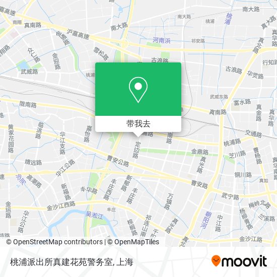 桃浦派出所真建花苑警务室地图