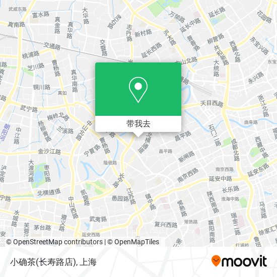 小确茶(长寿路店)地图