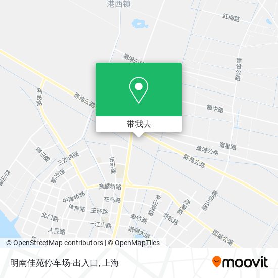 明南佳苑停车场-出入口地图