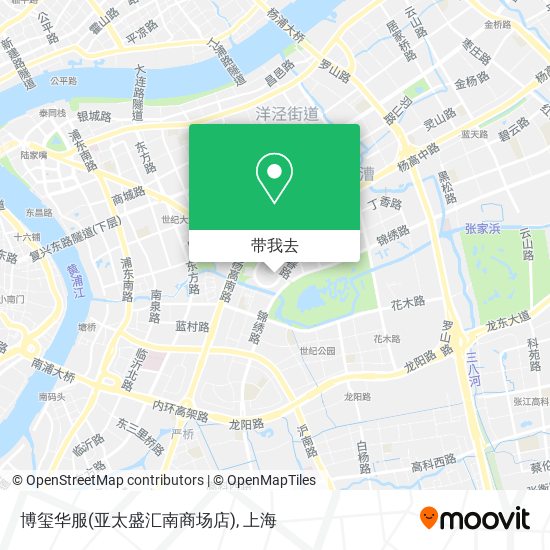 博玺华服(亚太盛汇南商场店)地图
