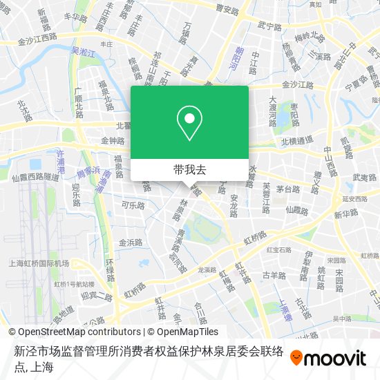 新泾市场监督管理所消费者权益保护林泉居委会联络点地图