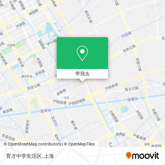 育才中学生活区地图
