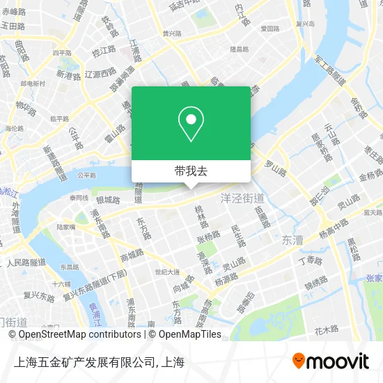 上海五金矿产发展有限公司地图