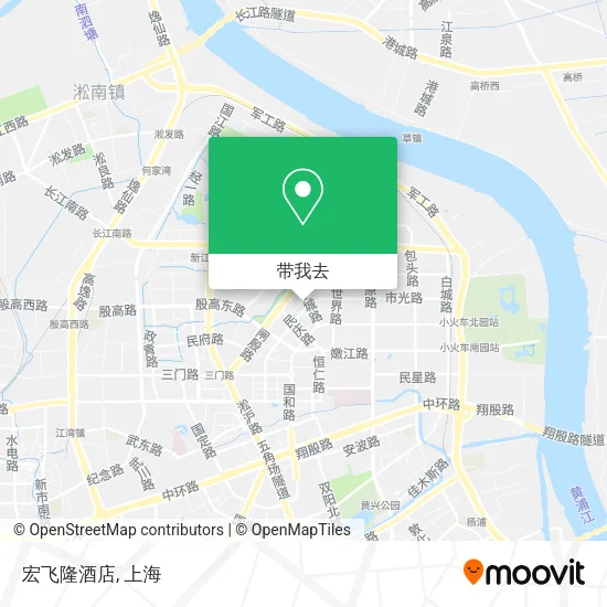 宏飞隆酒店地图