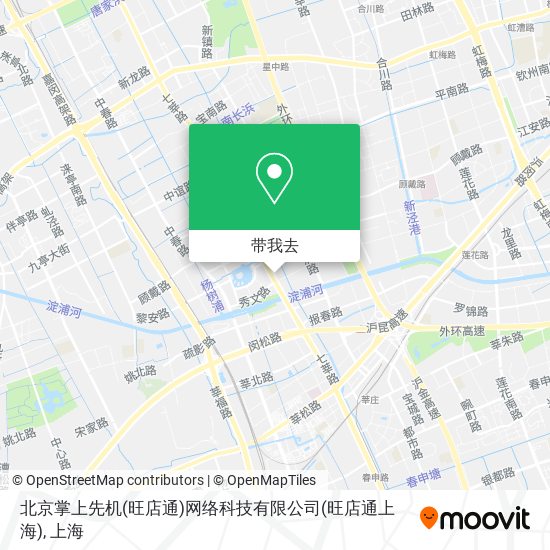 北京掌上先机(旺店通)网络科技有限公司(旺店通上海)地图