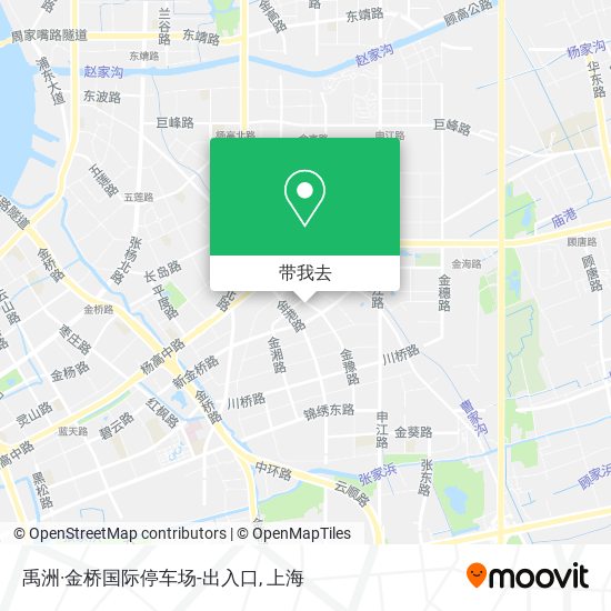 禹洲·金桥国际停车场-出入口地图