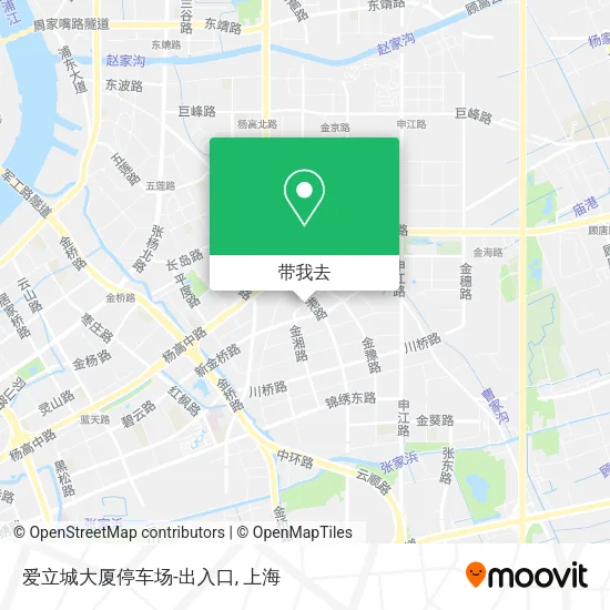 爱立城大厦停车场-出入口地图
