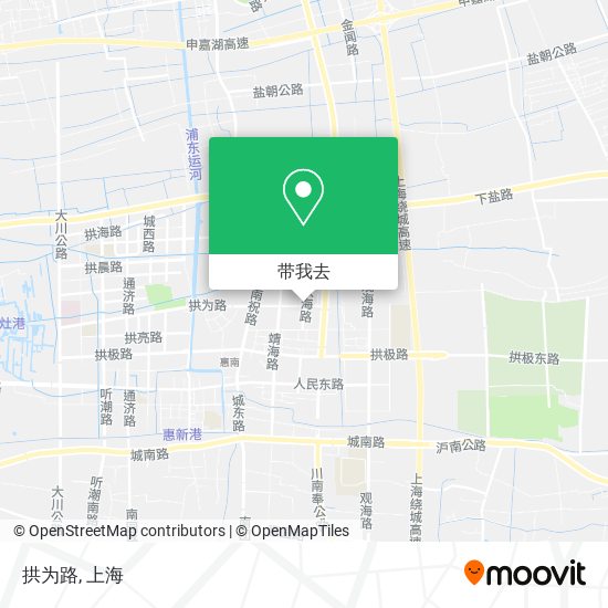 拱为路地图
