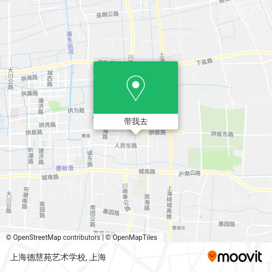 上海德慧苑艺术学校地图