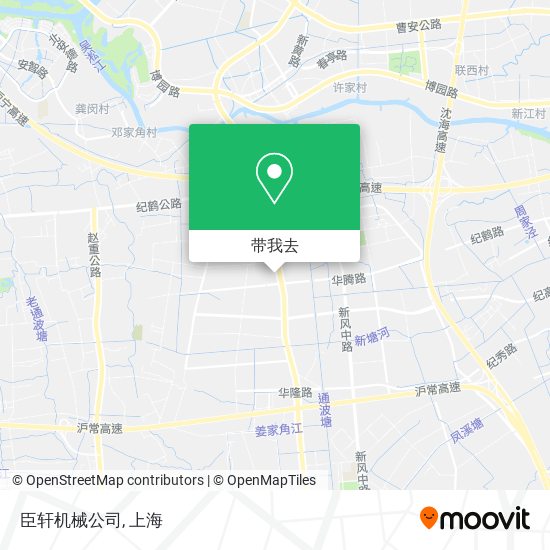 臣轩机械公司地图