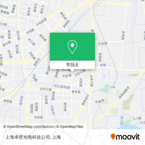 上海承哲光电科技公司地图