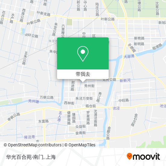 华光百合苑-南门地图