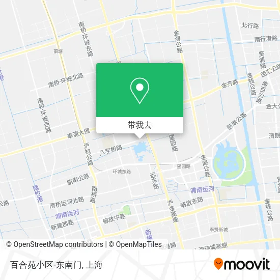 百合苑小区-东南门地图